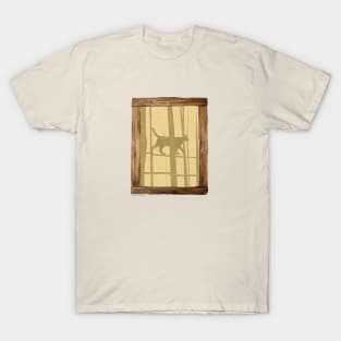 Cat at the window T-Shirt